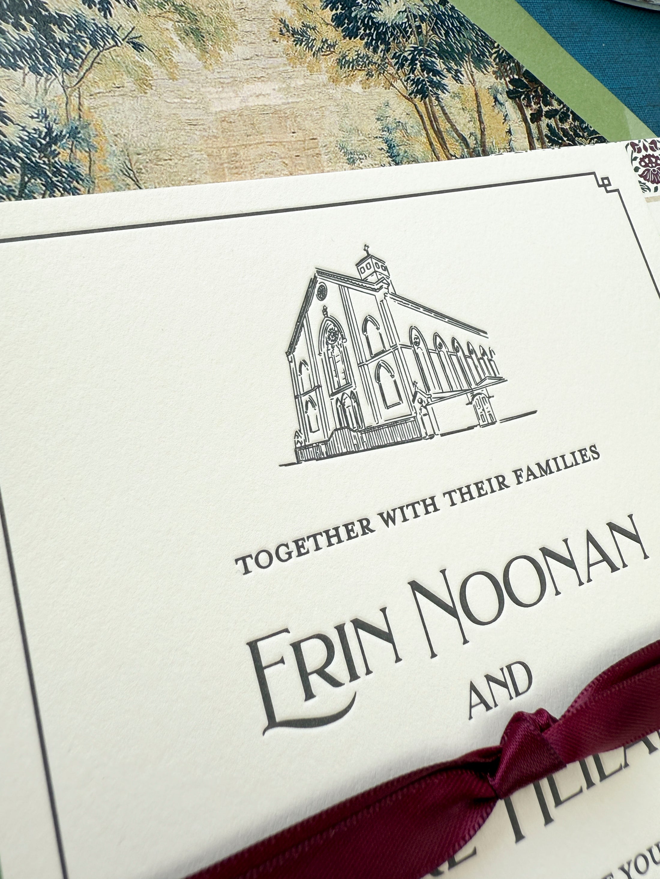 Bowery Hotel Custom Letterpress Invitation (New York City)