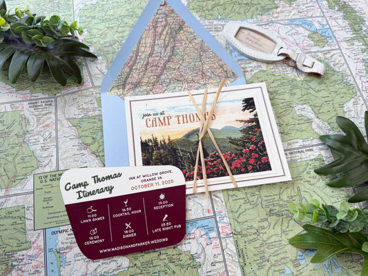 National Park Wedding Invite (Virginia)