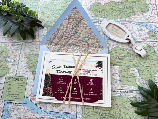 National Park Wedding Invite (Virginia)