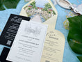 Load image into Gallery viewer, Casa Marina Elegant Watercolor Wedding Invitation - (Key West, Florida)
