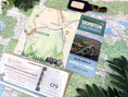 Load image into Gallery viewer, Custom Retro Travel Brochure Wedding Invitation (Silverton, Colorado)
