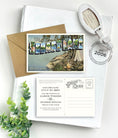 Load image into Gallery viewer, Save the Date - Sebago Lake, Maine - Vintage Large Letter Postcard
