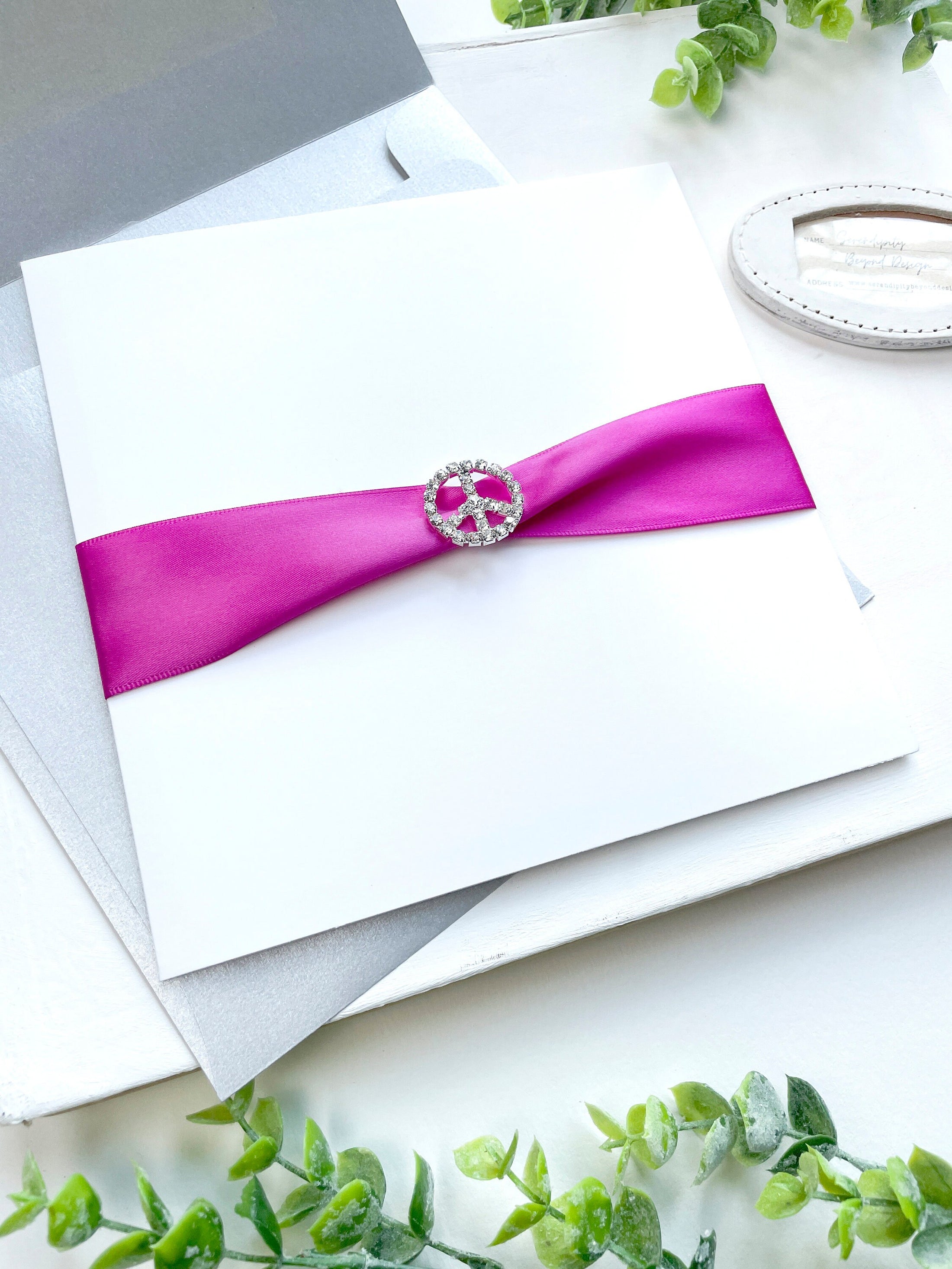 Groovy Tie-Dye Record B'Not/Bat Mitzvah Invitation