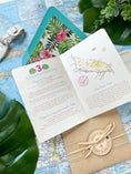 Load image into Gallery viewer, Aruba Passport Destination Wedding Invitation (Palm Beach)
