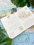 Load image into Gallery viewer, Boho Passport Destination Wedding Invitation (Puerto Vallarta - Mexico)
