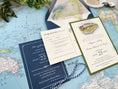 Load image into Gallery viewer, Watercolor Lake House on Canandaigua Wedding Invitation (Finger Lakes, New York)
