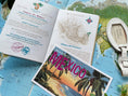 Load image into Gallery viewer, Boho Passport Destination Wedding Invitation (Playa del Carmen - Mexico)
