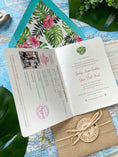 Load image into Gallery viewer, Aruba Passport Destination Wedding Invitation (Palm Beach)
