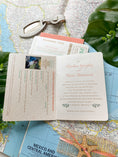 Load image into Gallery viewer, Coral Starfish Passport Wedding Invitation (Cancun, Mexico)
