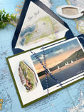 Load image into Gallery viewer, Watercolor Lake House on Canandaigua Wedding Invitation (Finger Lakes, New York)
