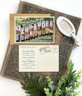 Load image into Gallery viewer, Save the Date - Pensacola, Florida - Vintage Large Letter Postcard
