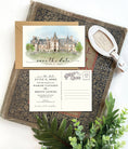 Load image into Gallery viewer, Save the Date - Biltmore Estate, North Carolina - Watercolor Postcard

