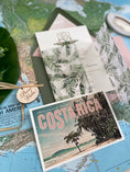 Load image into Gallery viewer, Tropical Vellum and Monogram Wedding Invitation (Costa Rica)
