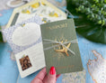 Load image into Gallery viewer, Sage and Gold Lemon Passport + Boarding Pass Wedding Invitation (Positano, Italy)
