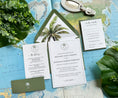 Load image into Gallery viewer, Tropical California Wedding Invitation (Santa Barbara)
