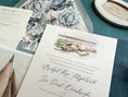 Load image into Gallery viewer, Floral Watercolor Wedding Invitation - Oceanview (Nahant, Massachusetts)
