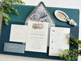 Load image into Gallery viewer, Floral Watercolor Wedding Invitation - Oceanview (Nahant, Massachusetts)
