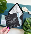 Load image into Gallery viewer, Retro Pool Wedding Invitation with Matchbook - the Ace Hotel (Palm Springs, California)
