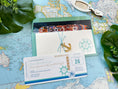 Load image into Gallery viewer, Caribbean Cruise Boarding Pass Wedding Invitation (the Bahamas)
