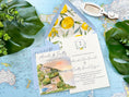 Load image into Gallery viewer, Positano Watercolor Wedding Invite (Villa Oliviero, Italy)
