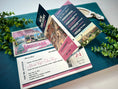 Load image into Gallery viewer, Custom Retro Travel Brochure and Boarding Pass Wedding Invite (New Orleans)
