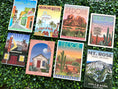 Load image into Gallery viewer, Custom Retro Travel Poster, Personalized Venue | Wedding Poster or Keepsake
