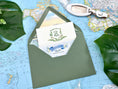 Load image into Gallery viewer, Elegant Tropical Wedding Invitation (Sayulita, Mexico)
