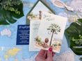 Load image into Gallery viewer, Citadel Beach Club Watercolor Wedding Invitation (Isle of Palms, South Carolina)
