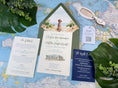 Load image into Gallery viewer, Citadel Beach Club Watercolor Wedding Invitation (Isle of Palms, South Carolina)
