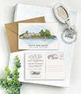 Load image into Gallery viewer, Save the Date - The Sagamore, New York - Watercolor Postcard
