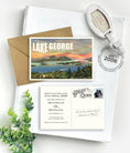 Load image into Gallery viewer, Save the Date - Lake George Sunset - Vintage Travel (New York)
