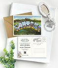 Load image into Gallery viewer, Save the Date - Montana - Vintage Large Letter Postcard
