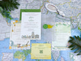Load image into Gallery viewer, Custom Indian Fusion Watercolor Wedding Invitation
