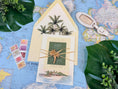 Load image into Gallery viewer, Little Palm Island Watercolor Wedding Invitation | Tropical Florida Wedding Suite
