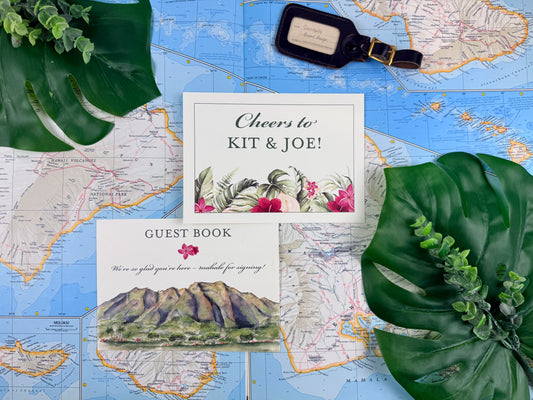 Cocktail Sign | Guest Book Sign - Made to Match Invites