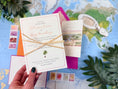 Load image into Gallery viewer, Mexico Watercolor Brochure Wedding Invitation (Hotel Xcaret)
