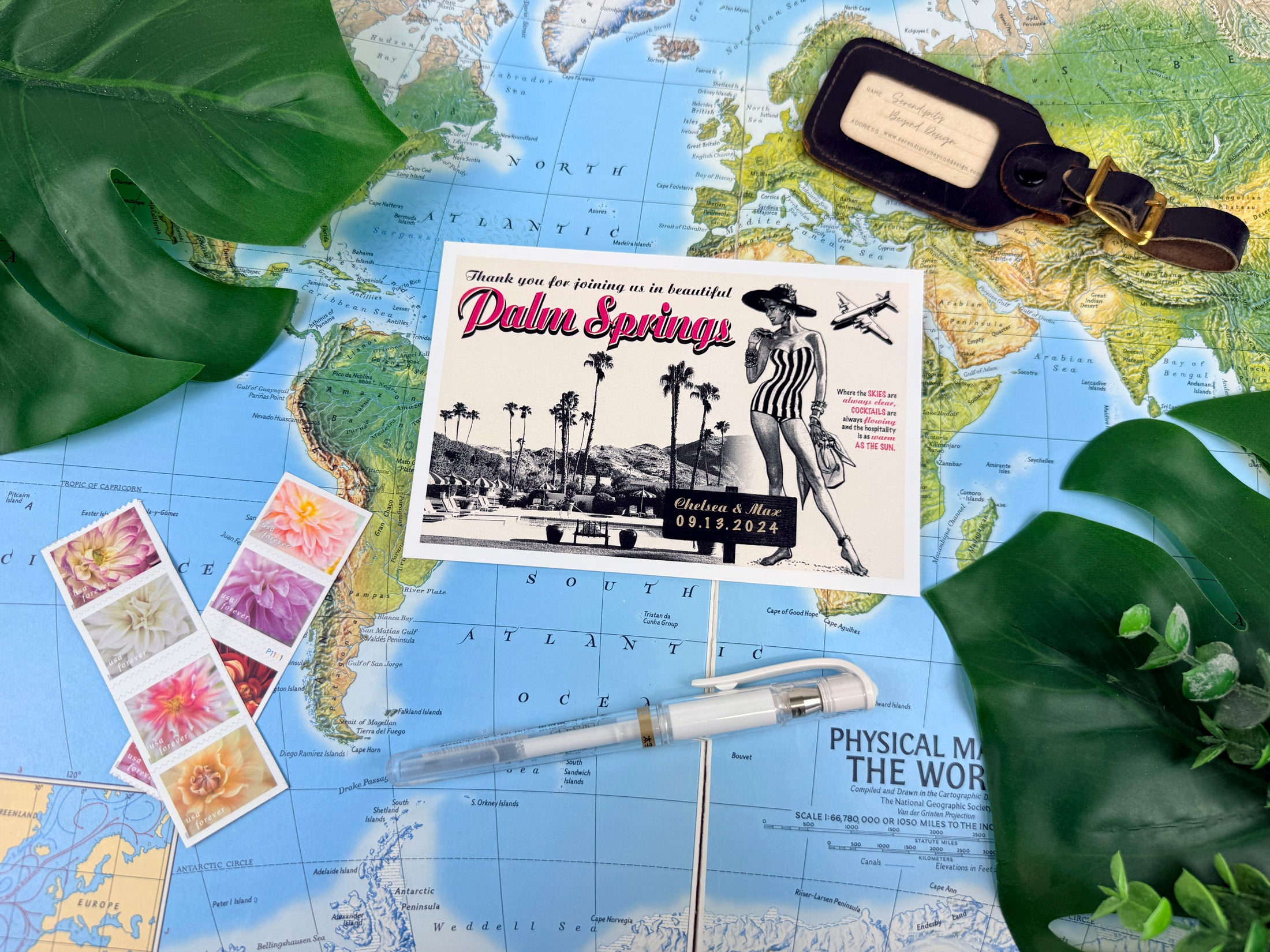 Retro Thank You Card | Custom Thank You Card