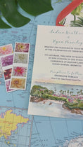 Load and play video in Gallery viewer, Bermuda Tropical Watercolor Wedding Invitation (Cambridge Beaches)

