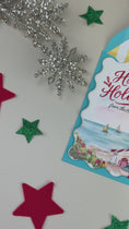 Load and play video in Gallery viewer, Tropical Watercolor Holiday Card | Illustrated Christmas Card
