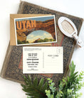 Load image into Gallery viewer, Save the Date - Utah - Vintage Travel Postcard
